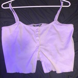 Never worn before, beautiful cropped tank top